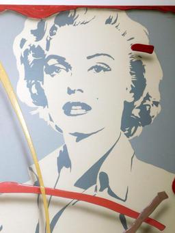 Jim Ceravolo Marilyn Monroe Mixed Media Pop Art
