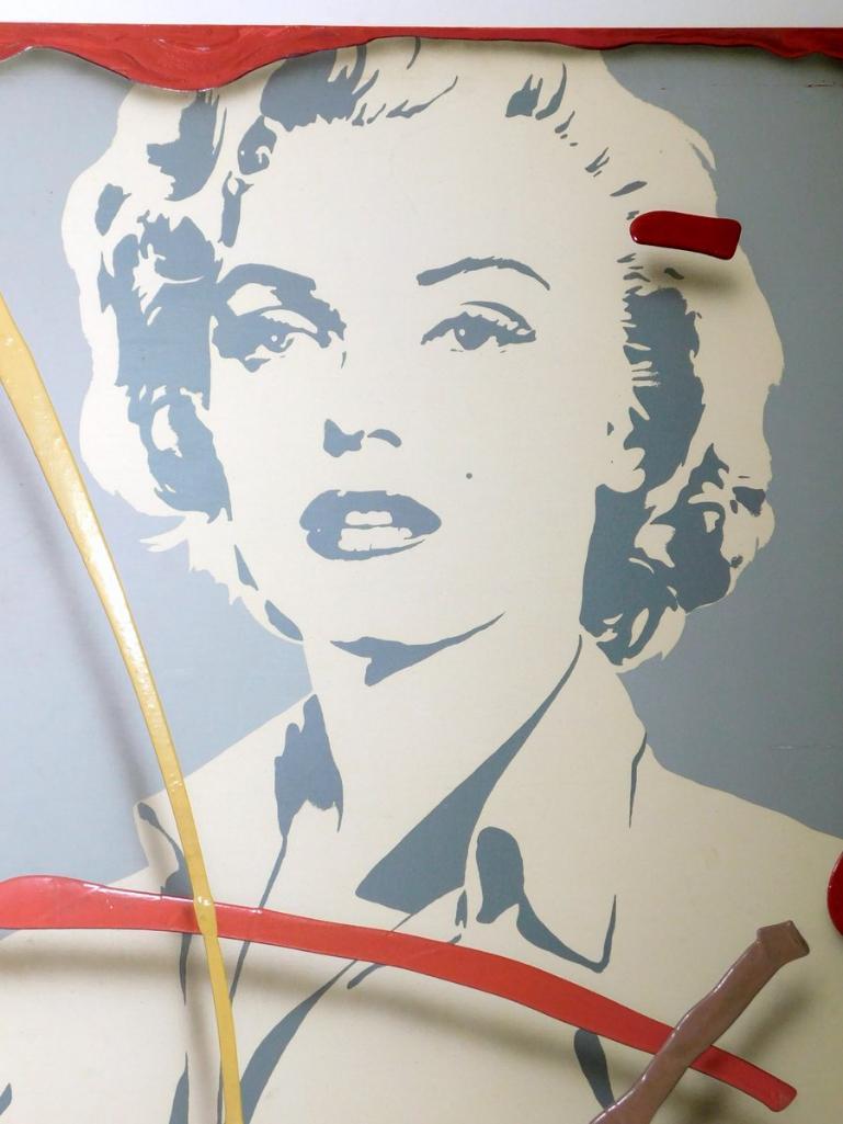 Jim Ceravolo Marilyn Monroe Mixed Media Pop Art