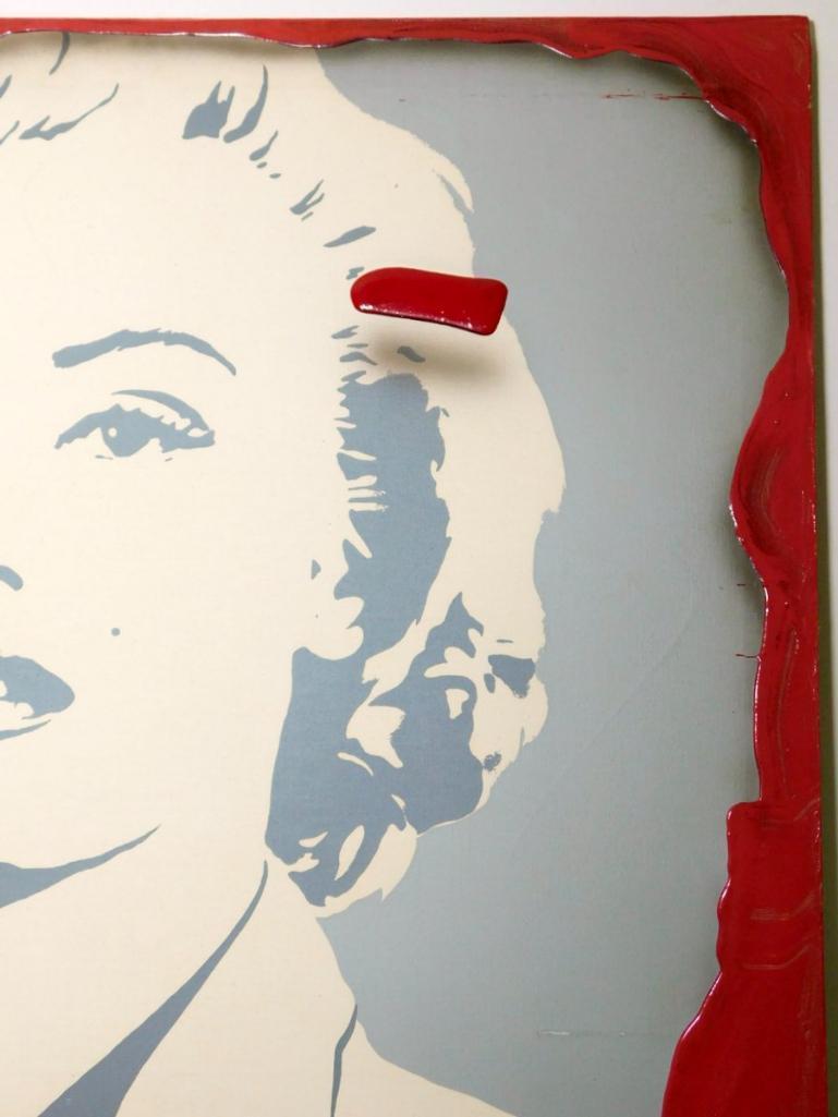 Jim Ceravolo Marilyn Monroe Mixed Media Pop Art