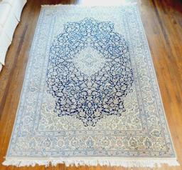 Na'in Wool and Silk Rug
