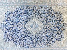Na'in Wool and Silk Rug