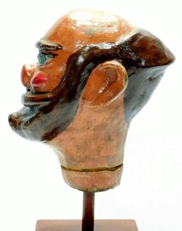Folk Art Mustachioed Man