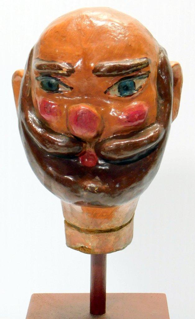 Folk Art Mustachioed Man