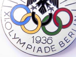 German WWII 1936 OLYMPIADE BERLIN Olympics Badge
