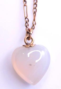 Child's Necklace and Heart Pendant