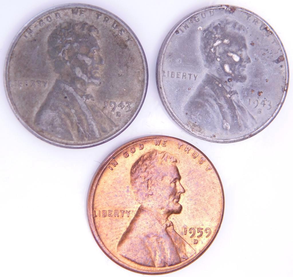 Mixed Grouping of U.S. Coins, (9)