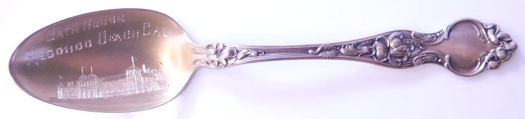 Collectible California Souvenir Sterling Silver Spoons, (4)