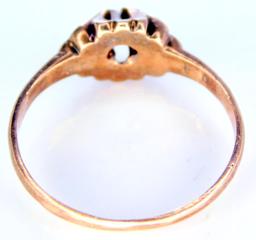 Childs 10K Yellow Gold and Diamond Ring