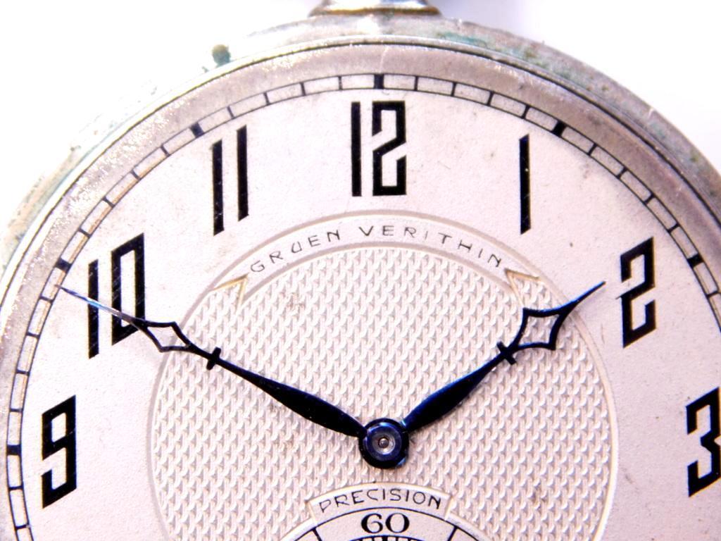 Gruen Watch Co. Verithin Pocket Watch