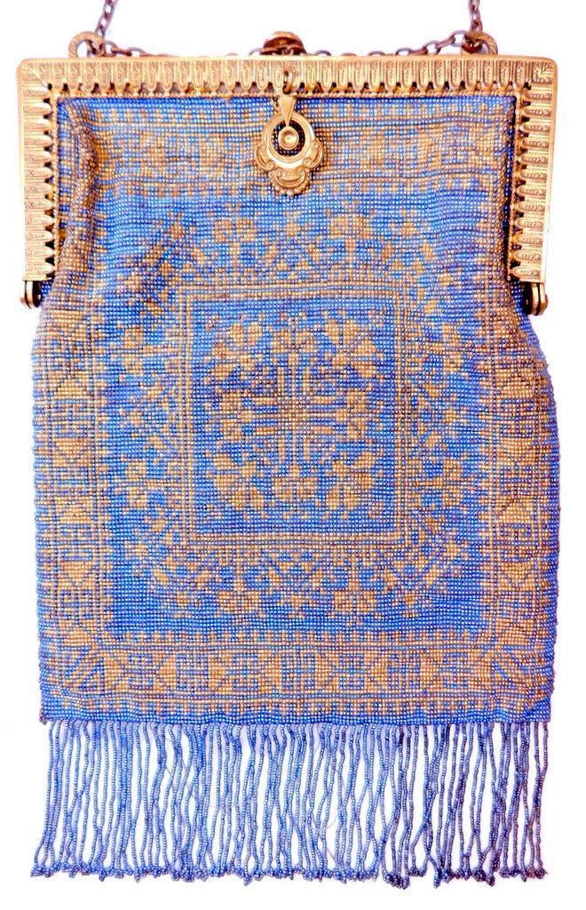 Ladies Beaded Purse, Made in France