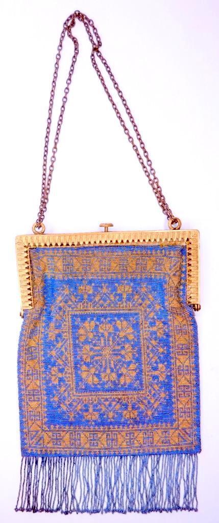 Ladies Beaded Purse, Made in France