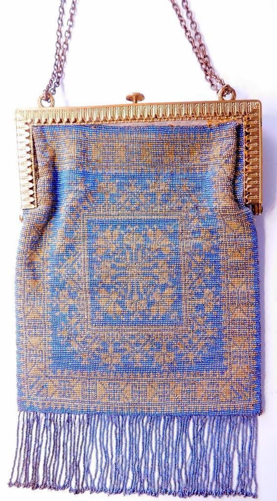 Ladies Beaded Purse, Made in France