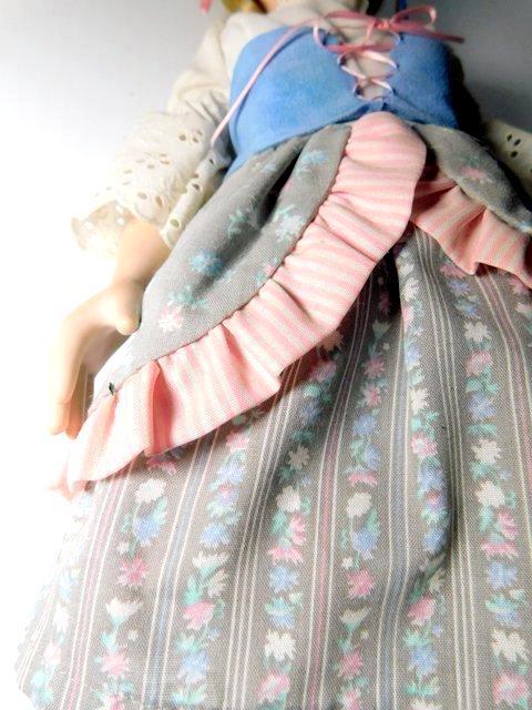 Porcelain Doll Signed by Dollmaker William Arthur Wiley, Marked 5/99