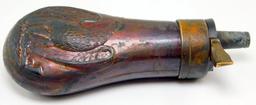 Old West COLT Pocket Model Pistol Gun Powder Flask