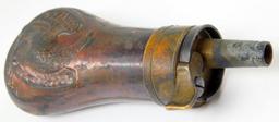 Old West COLT Pocket Model Pistol Gun Powder Flask