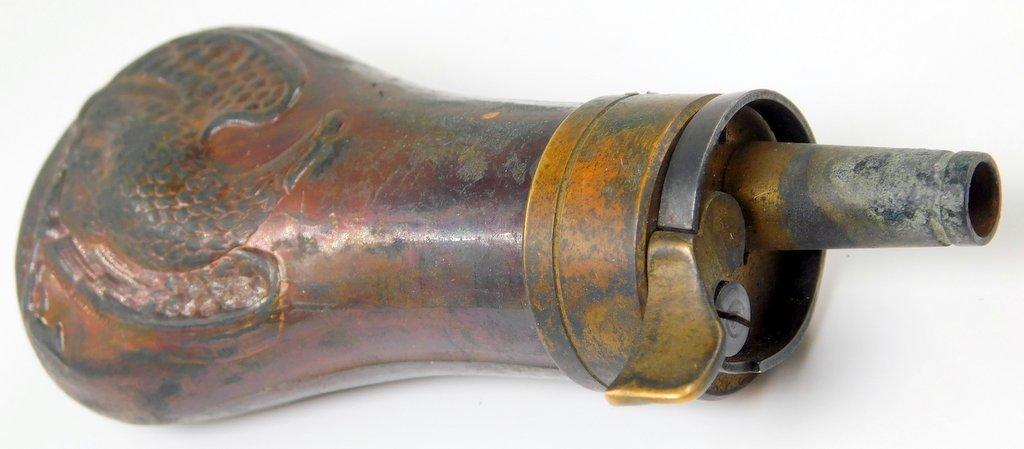 Old West COLT Pocket Model Pistol Gun Powder Flask