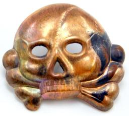German WWII Allgemeine SS Visor Cap/Kepi Skull