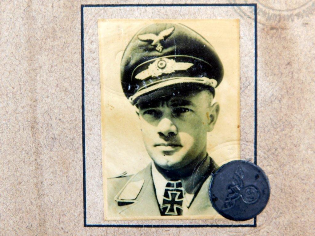 German WWII Luftwaffe Knights Cross Winner Identification Booklet