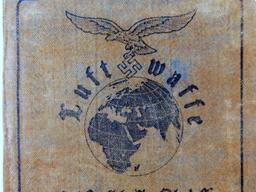 German WWII Luftwaffe Knights Cross Winner Identification Booklet