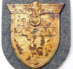 German WWII Army Heer 1943 KUBAN Sleeve Shield