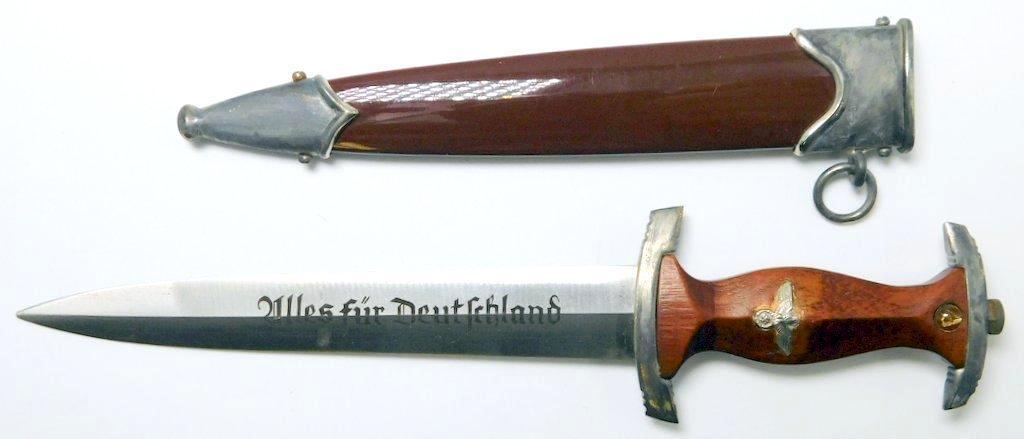 German WWII SA Sturm Abteilung Miniature Dagger and Scabbard