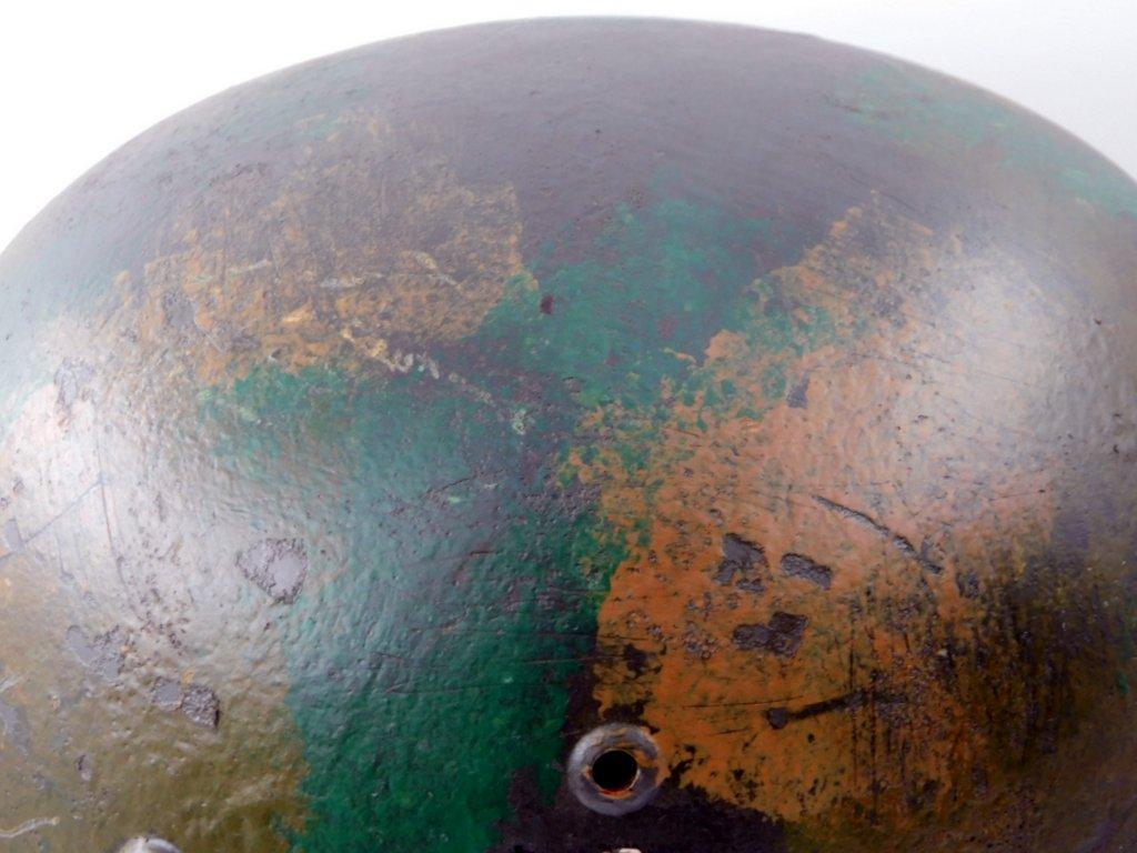 German WWII Army M-35 Camouflage Single Decal Combat Helmet