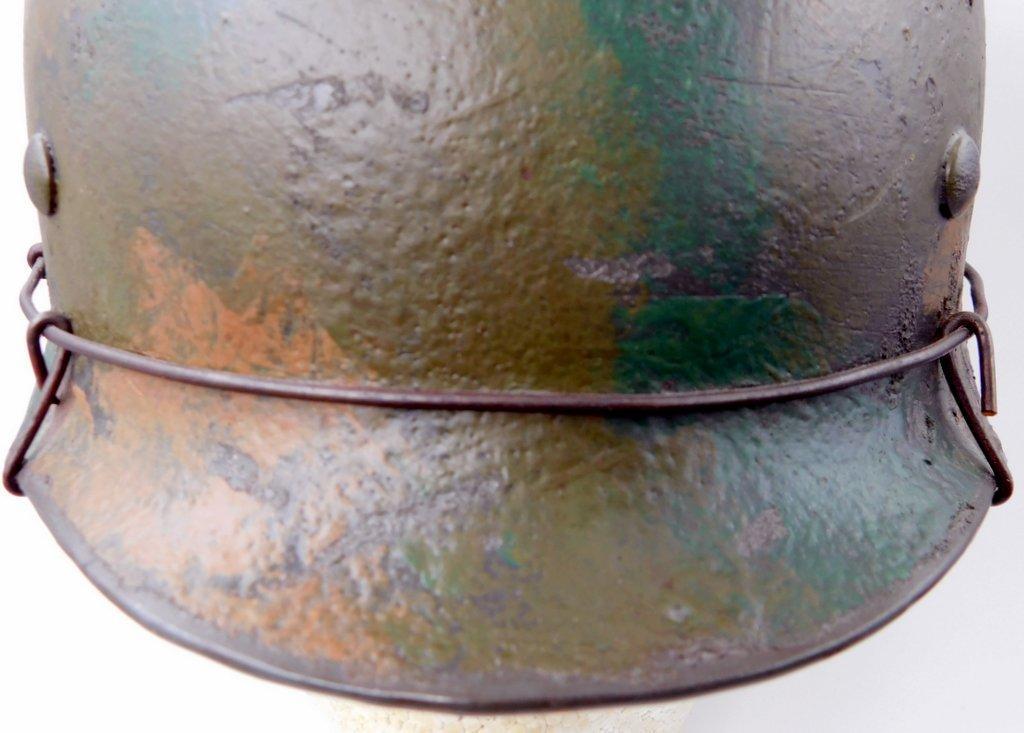 German WWII Army M-35 Camouflage Single Decal Combat Helmet