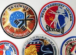 NASA Apollo/Skylab Astronaut Space Moon Patches, Seven (7)