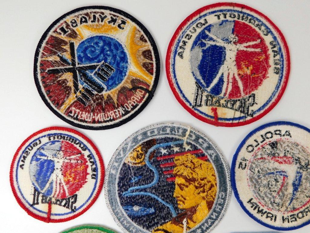NASA Apollo/Skylab Astronaut Space Moon Patches, Seven (7)