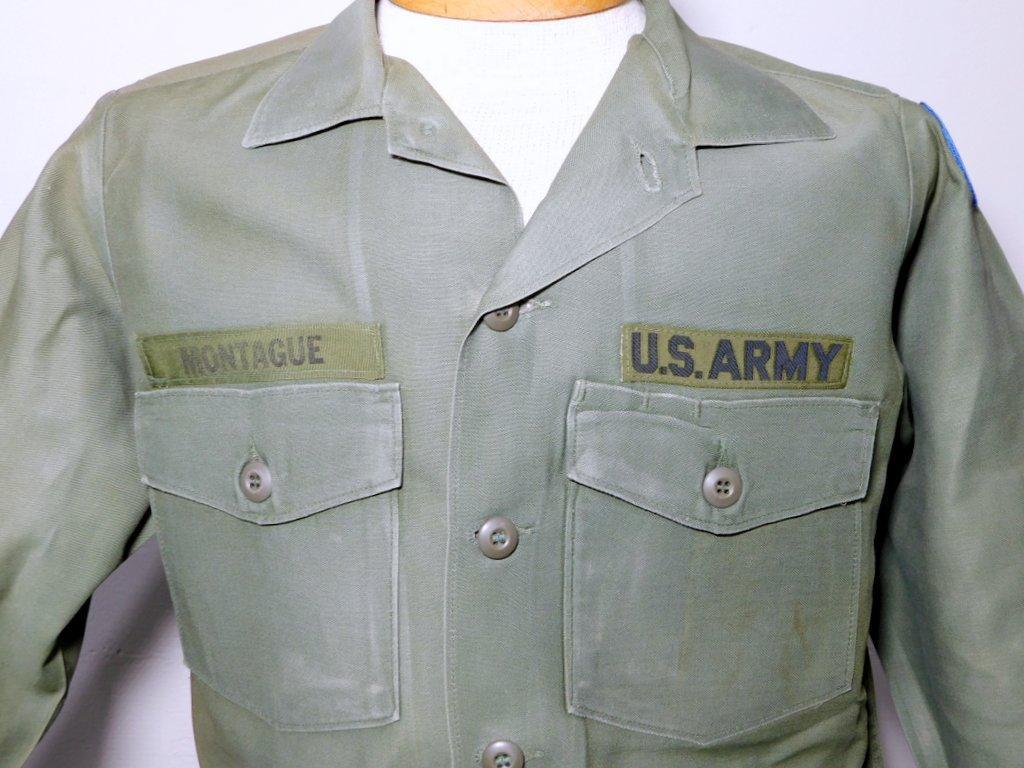 US Army Field Shirts w/ 3rd Army Patch and Name Tag, Two (2)