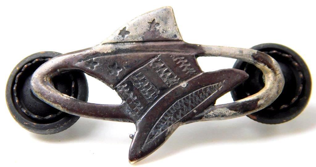 US World War I 94th Aero Squadron Hat In The Ring Lapel Badge *SHARP*