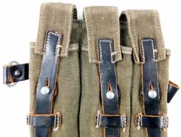 German WWII Smiser MP40 Machine Gun Clip Pouch