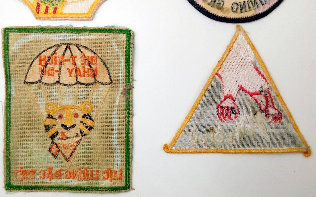 US Vietnam Era Army Special Forces Patches and Tabs, Group of Eleven (11)