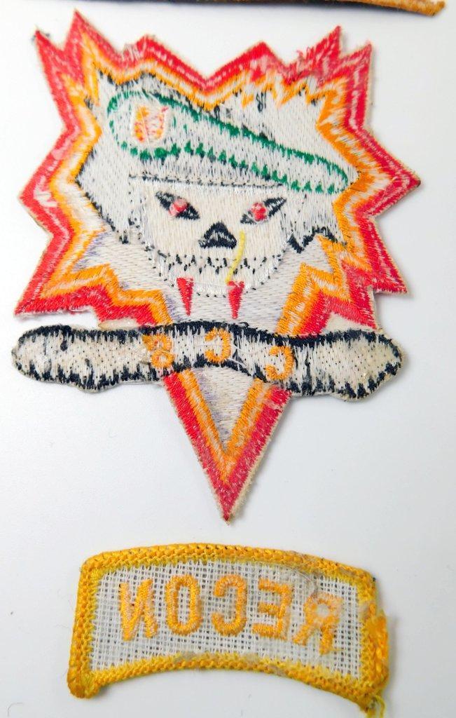 US Vietnam Era Army Special Forces Patches and Tabs, Group of Eleven (11)