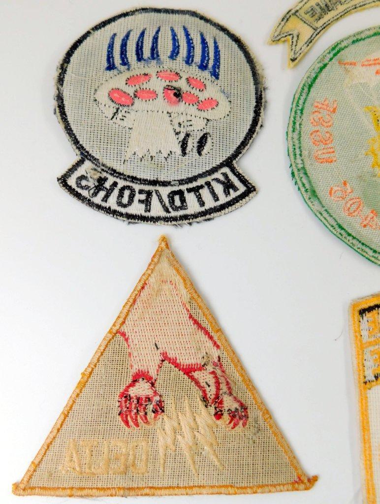 US Vietnam Era Army Special Forces Patches and Tabs, Group of Eleven (11)