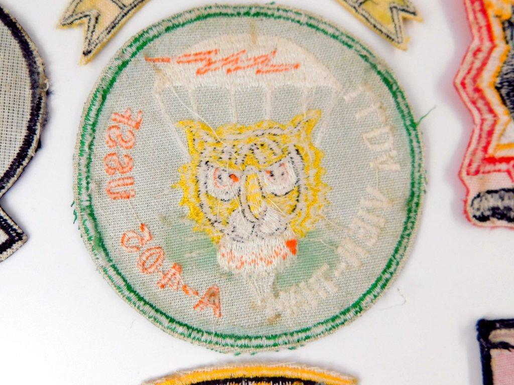 US Vietnam Era Army Special Forces Patches and Tabs, Group of Eleven (11)