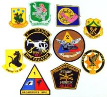 US Viet Nam Era Army Shoulder Sleeve Patches, Ten (10)