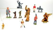 Grouping of Painted Lead Toy Soldiers, Western, and English Figures