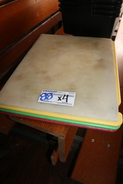 Times 4 poly cutting boards