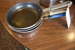 Times 3 - 8" teflon skillets