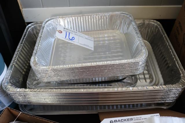All to go - Aluminum roasting pans with lids