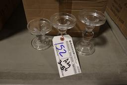 All to go - 3", 4", & 5" tall candle holders