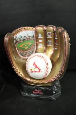Pair to go - Cardinals 2006 World Series glove & Bradford Exchange commemor