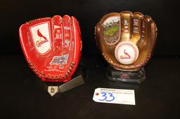 Pair to go - Cardinals 2006 World Series glove & Bradford Exchange commemor