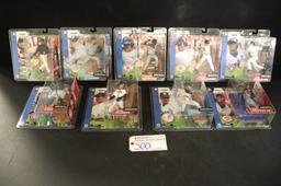 Set of 9 - McFarlane MLB Series 2 - Ramirez/Clemens/Garciaparra/Bonds/Rodri