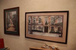 Times 3 - framed prints of Cafes and Buildings