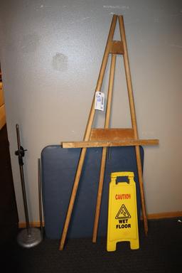 All to go - easel, table, sign