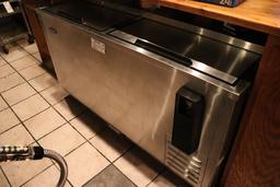 Atosa MBC65GR sliding two lid bottle cooler - 2 years old - nice