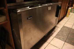 Atosa MBC65GR sliding two lid bottle cooler - 2 years old - nice