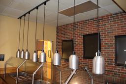 Times 8 - hanging heat lamp lights